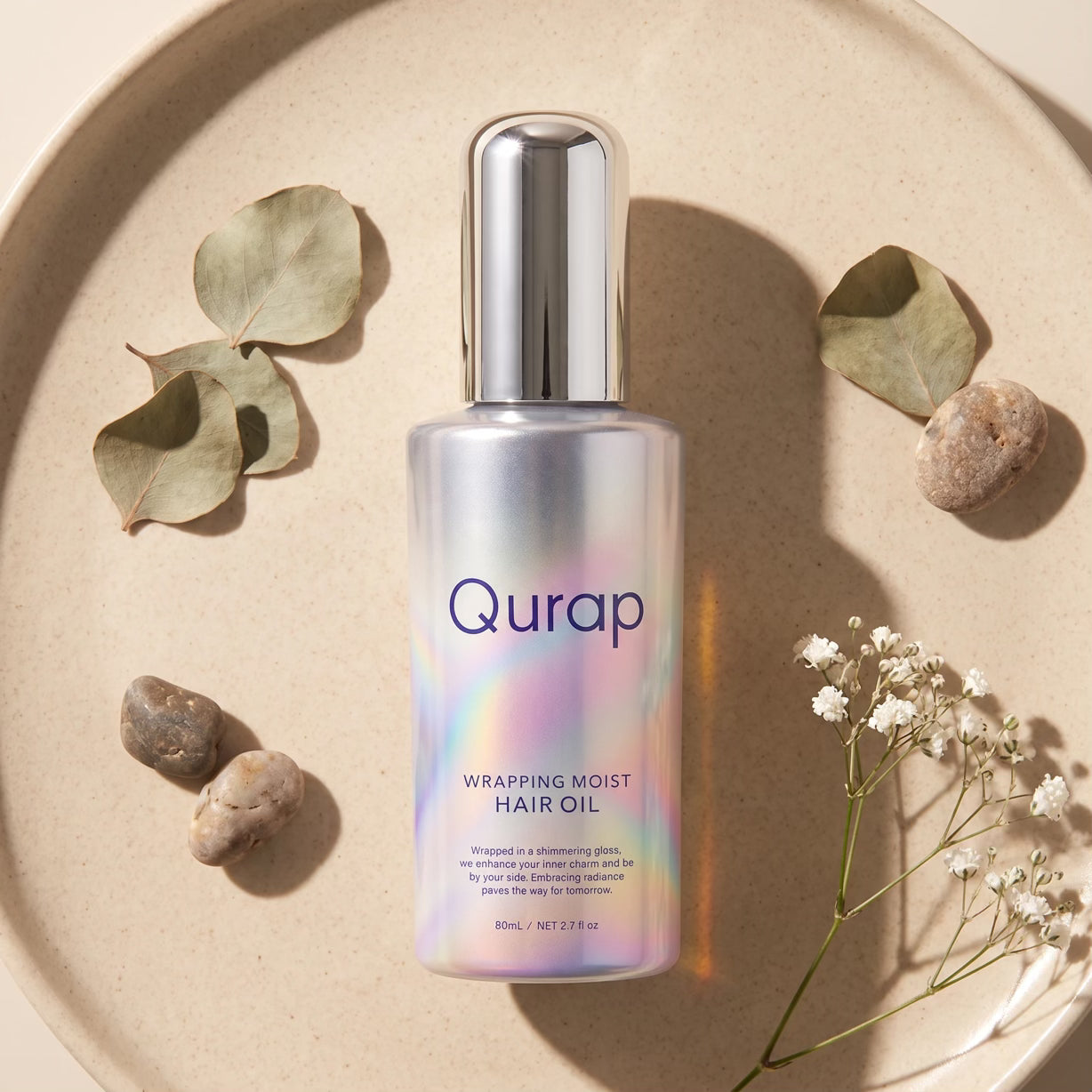 Qurap Wrapping Moist Hair Oil 80mL