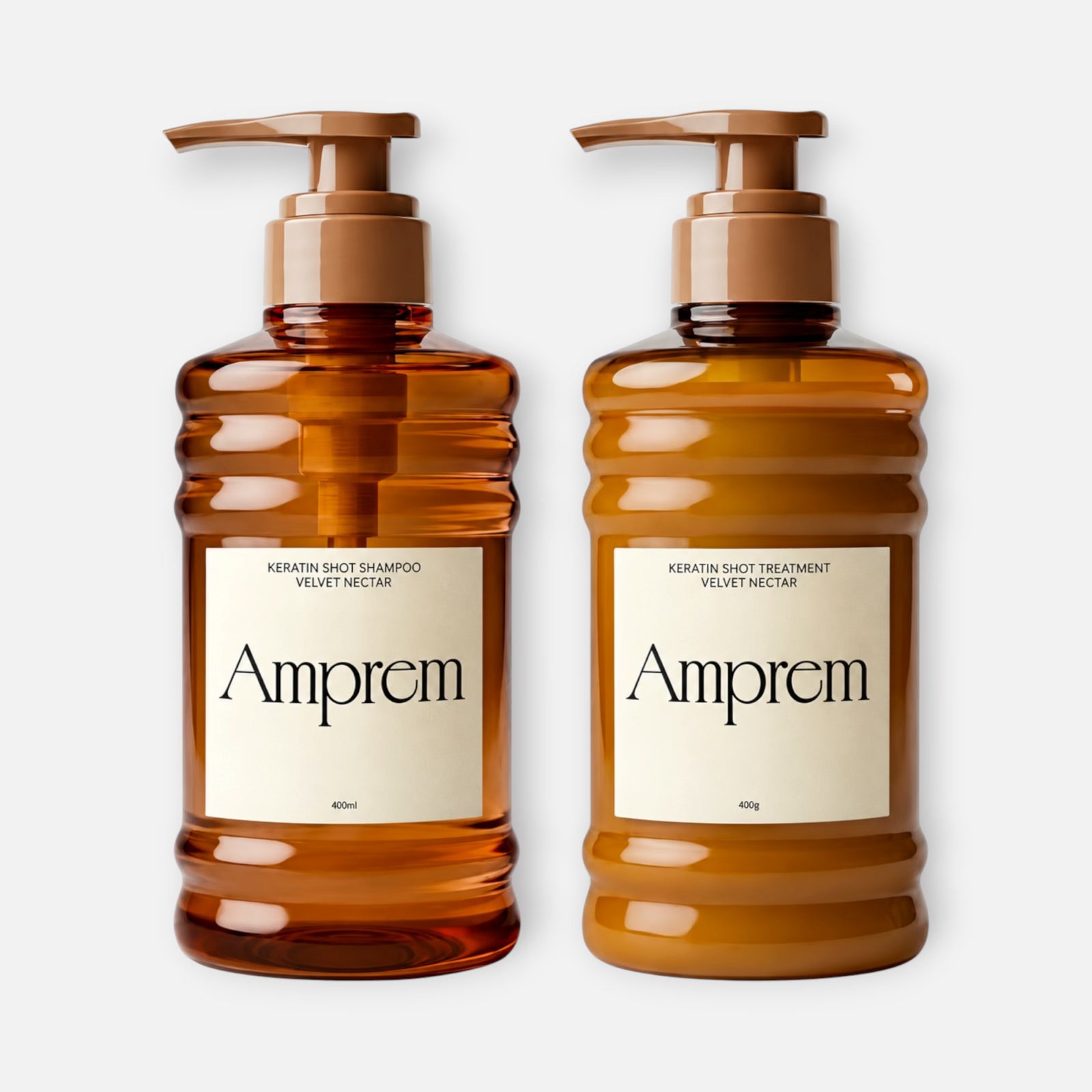 Amprem Keratin Shot Shampoo & Treatment Set 420mL + 420g