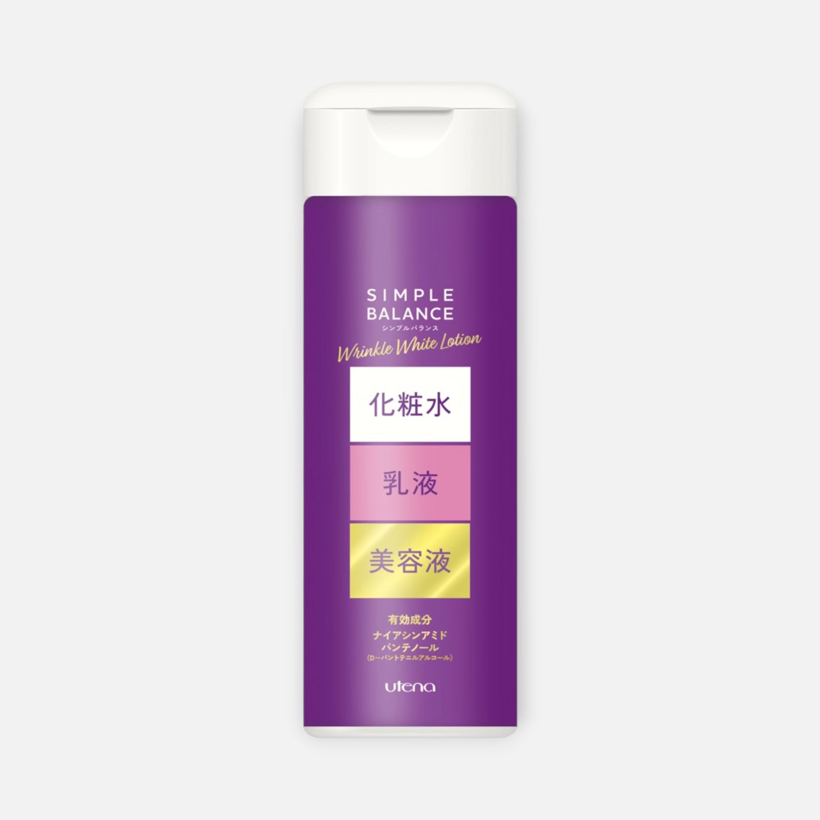 Utena Simple Balance Medicated Wrinkle White Lotion 220ml