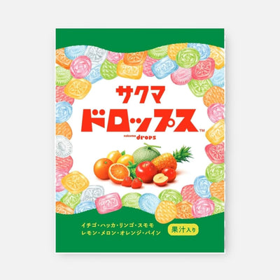 Sakuma Fruit Drops Assorted Candy Bag 105g