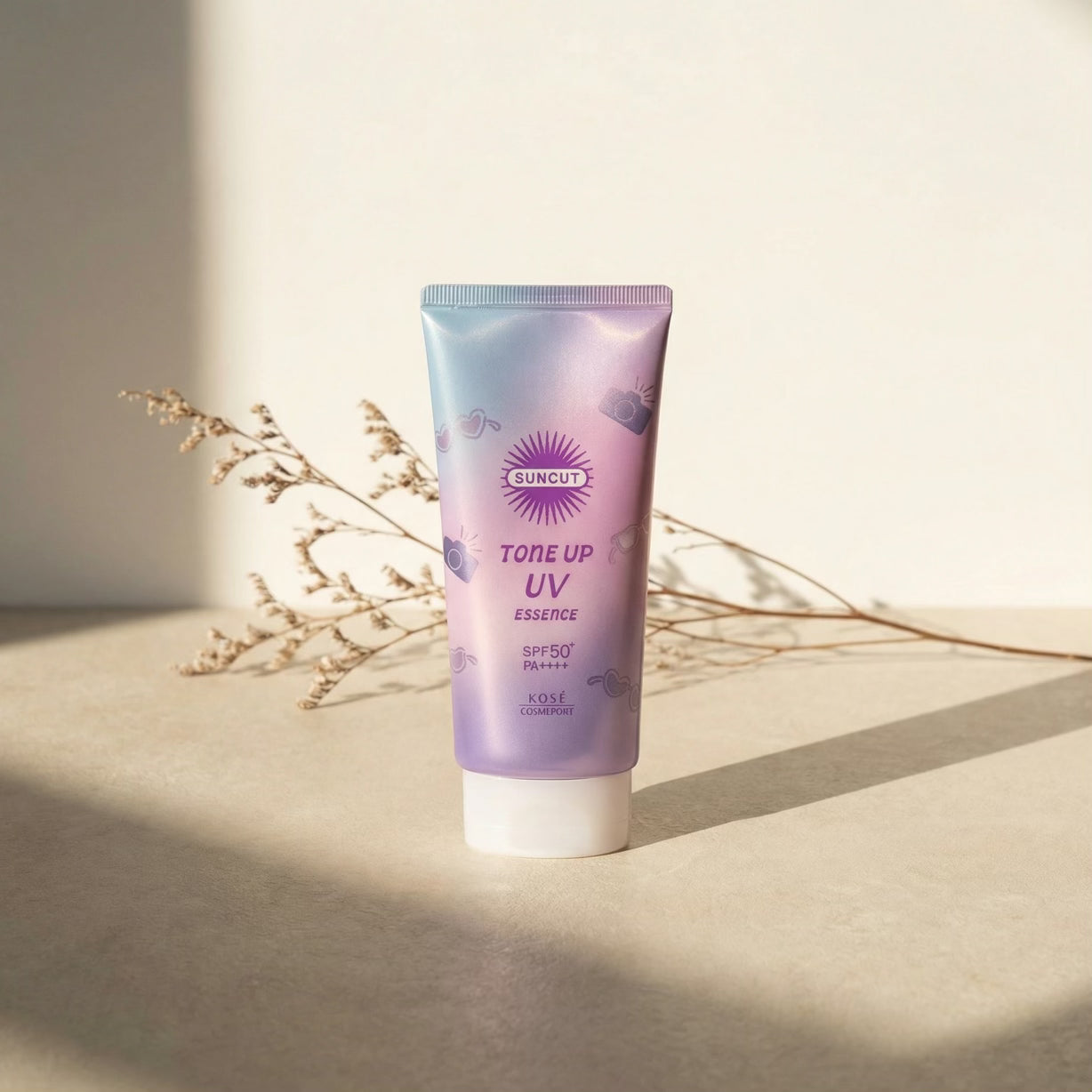 Kose SunCut Tone Up UV Lavender SPF 50+ PA++++ 80g