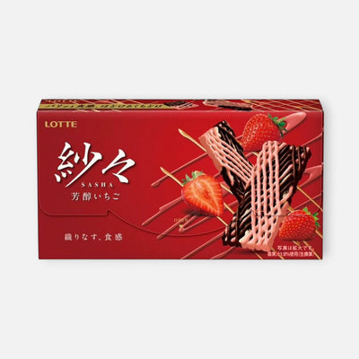 Lotte Sasha Rich Strawberry Chocolate 69g