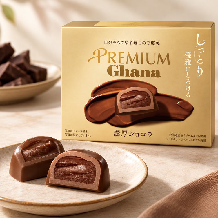 Lotte Premium Ghana Rich Chocolat 60g