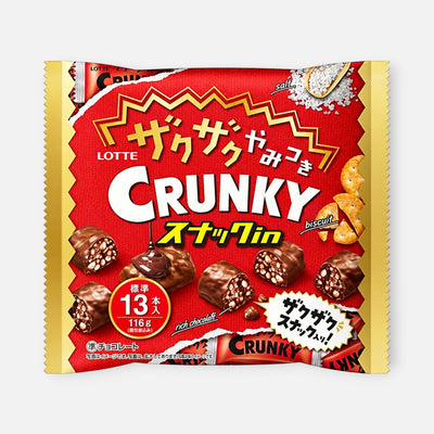 Lotte Zakuzaku Yamitsuki Crunky Snack-In Share Pack 116g