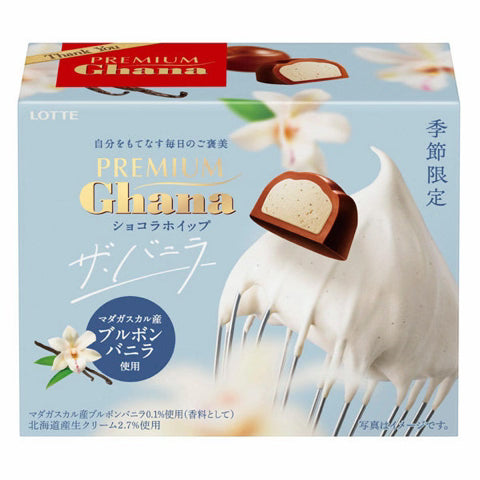 Lotte Premium Ghana Chocolat Whip Vanilla 56g
