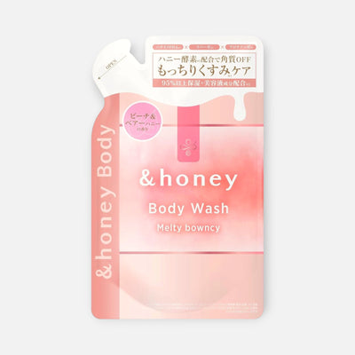 & Honey Melty Bouncy Gel Body Wash 500ml / Refill 440ml