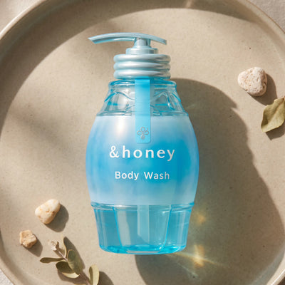 & Honey Clear Calm Gel Body Wash 500ml / Refill 440ml