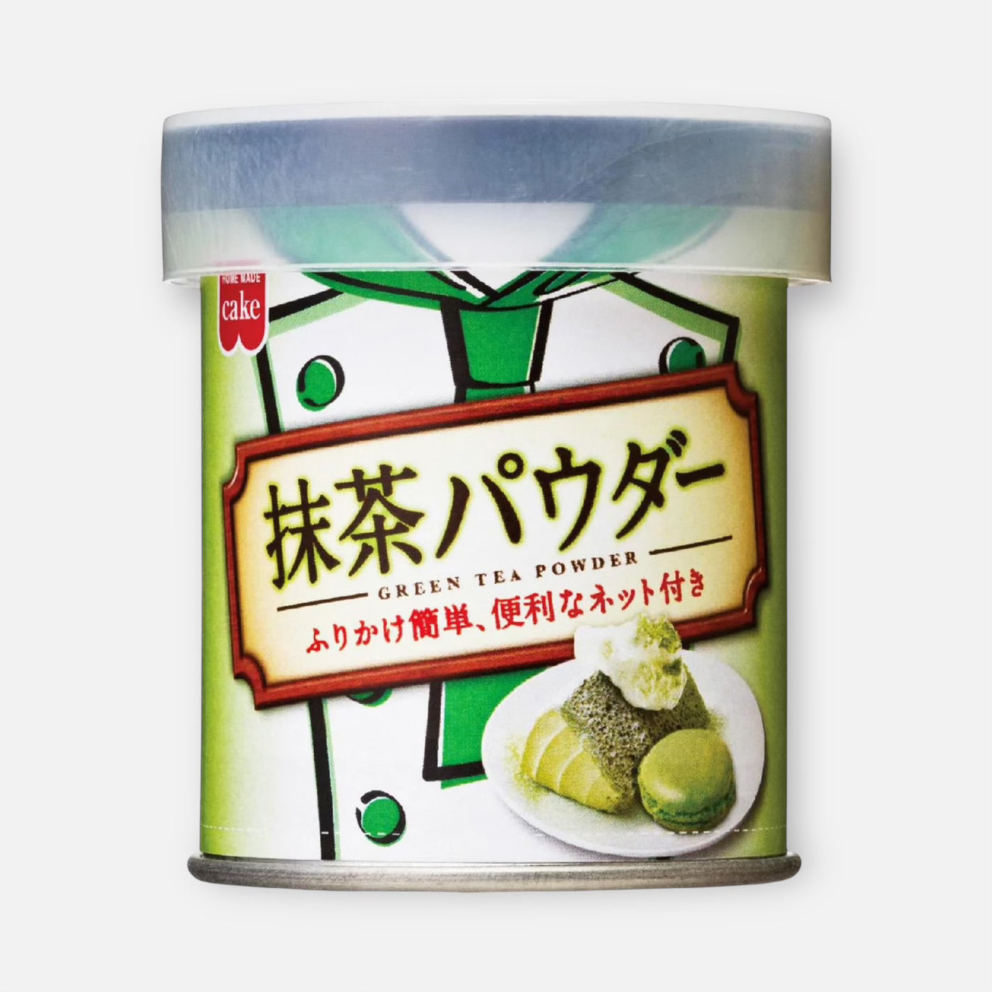 Kyoritsu Foods Matcha Powder Can for Sweets 30g