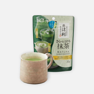 Tsujiri Matcha Soluble & Unsweetened 30g