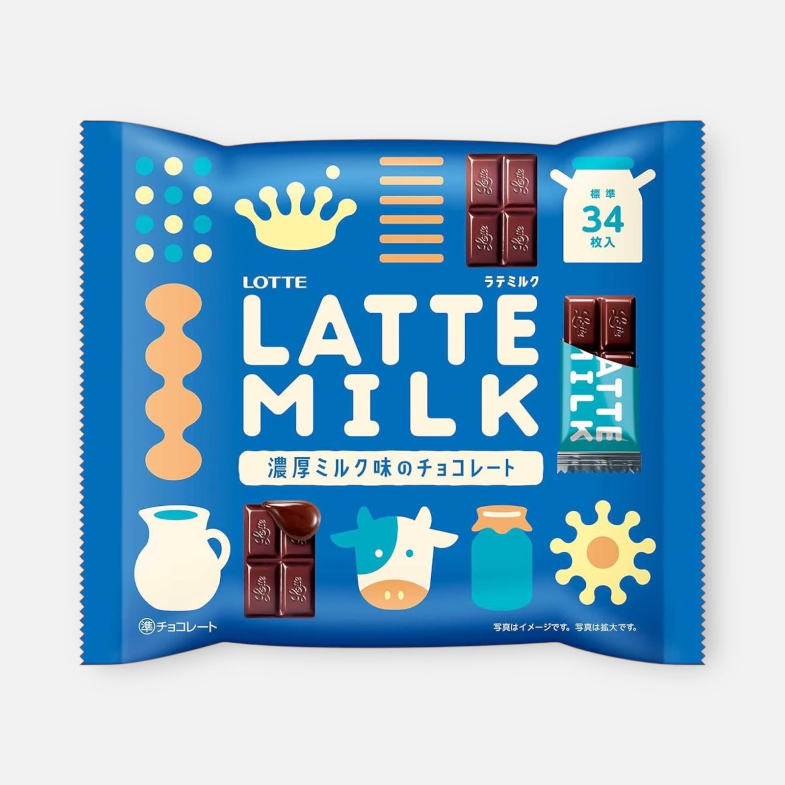 Lotte Latte Milk Chocolate 135g