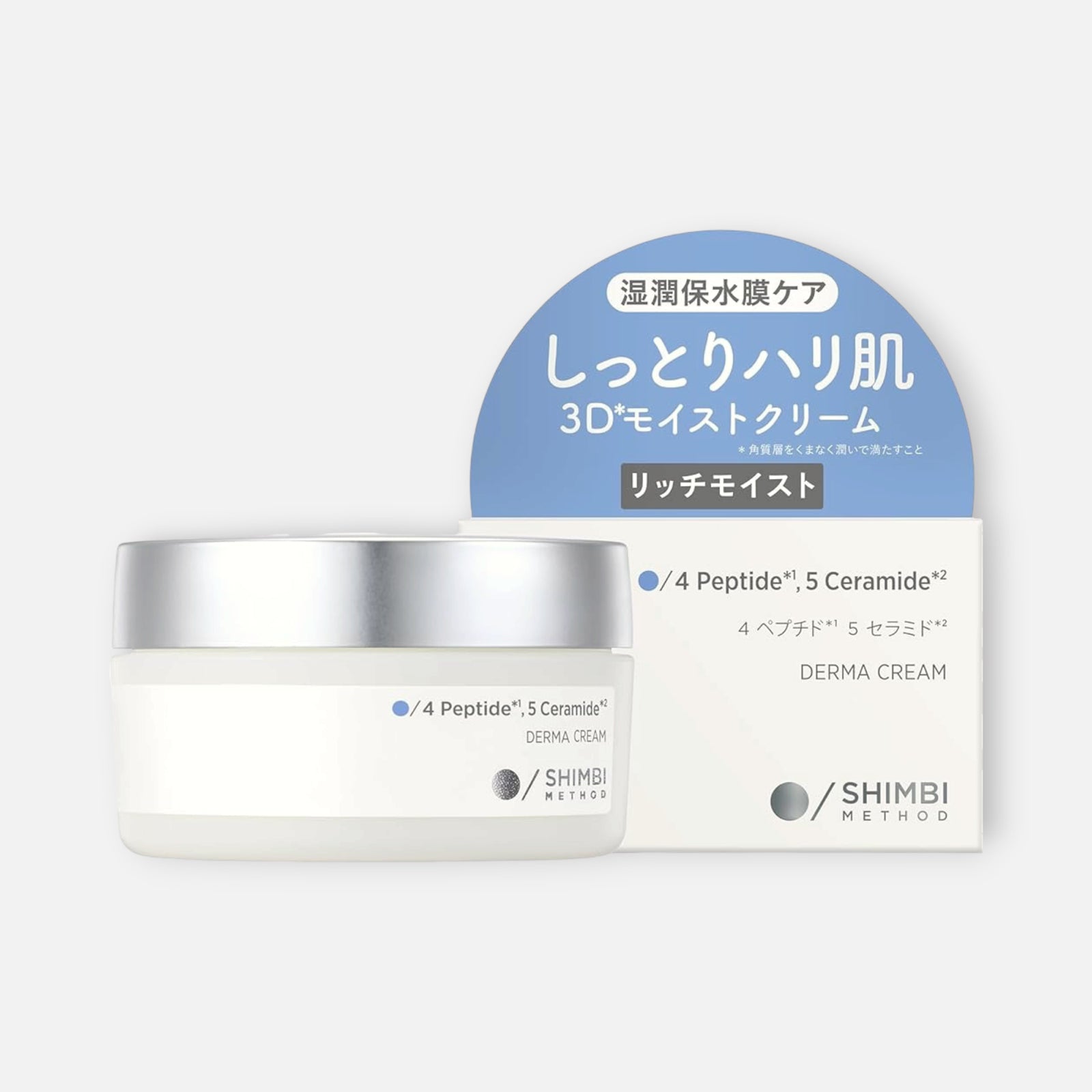 Shimbi Method Derma Cream 4 Peptide, 5 Ceramide (Rich Moist) 45g – Buy ...