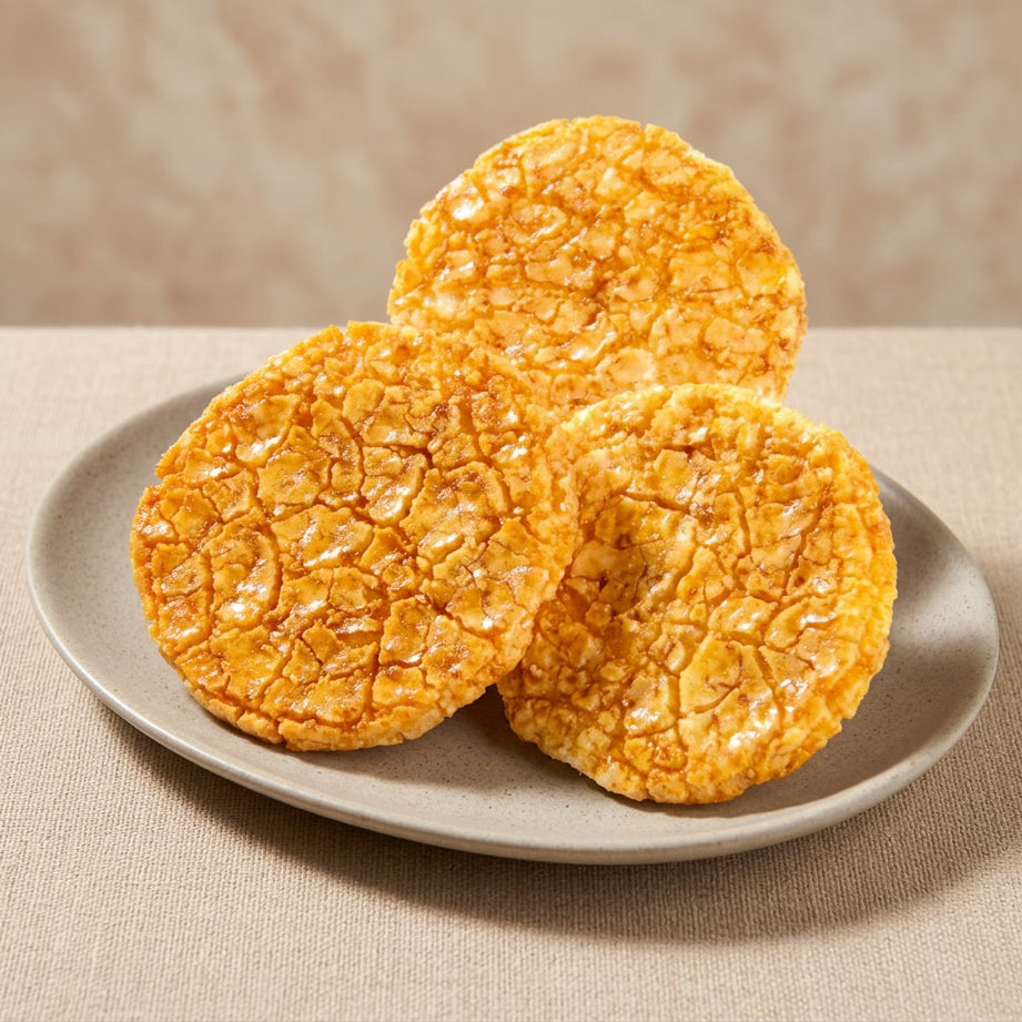 Kingodo Horo-Horo Yaki Sweet Soy Sauce Soft Rice Crackers (7 units)