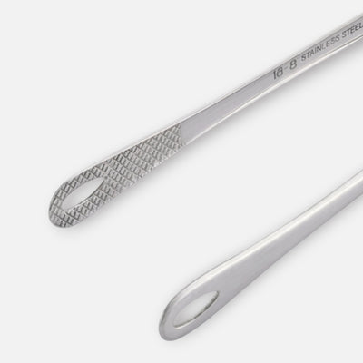 Shimomura Kihan Japanese Stainless Steel Simple Kitchen Tongs 15cm Non-Slip Grip