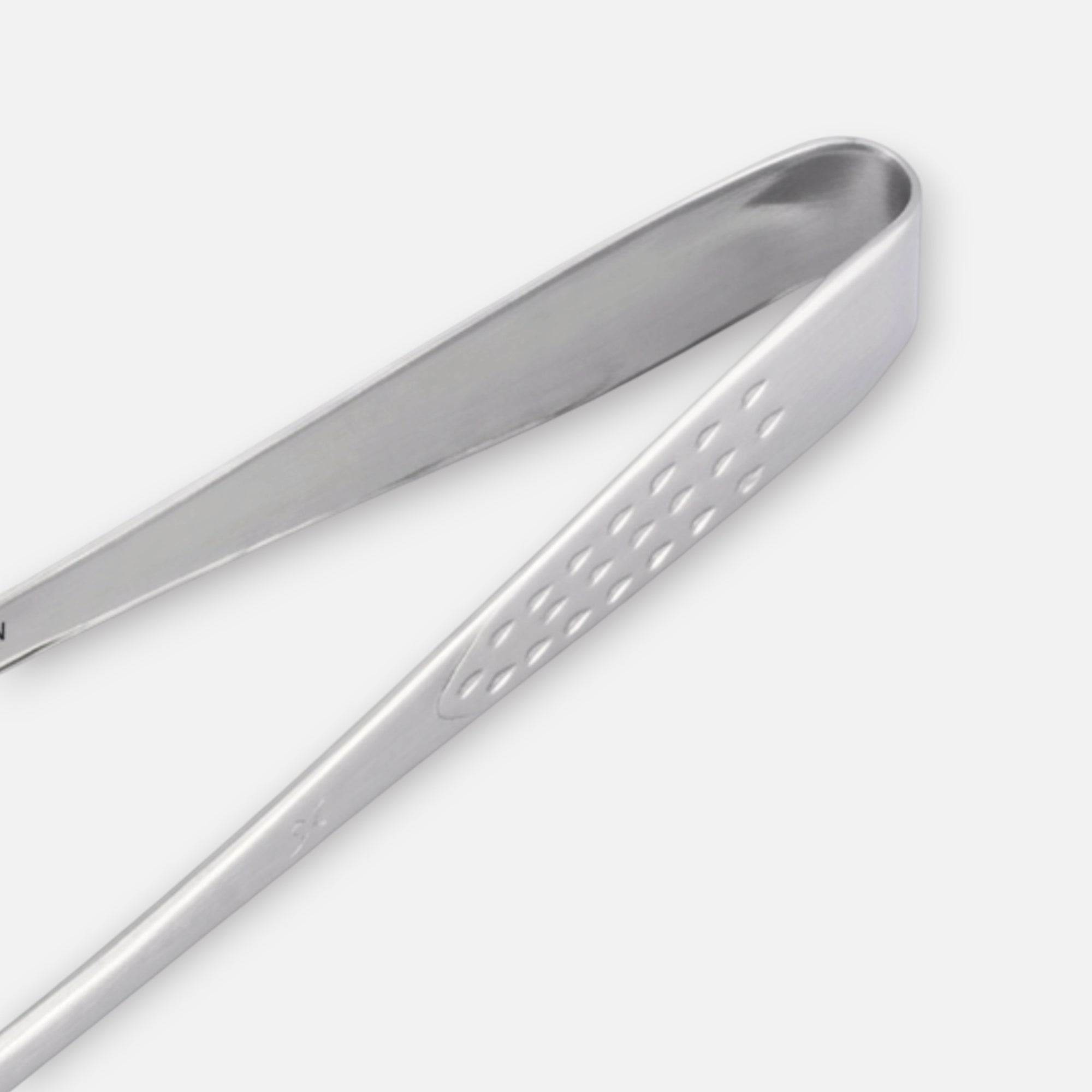 Shimomura Kihan Japanese Stainless Steel Simple Kitchen Tongs 15cm Non-Slip Grip