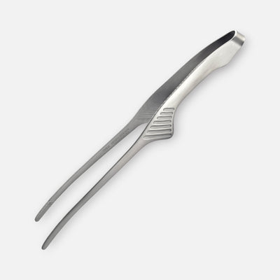 Shimomura Kihan Japanese Stainless Steel Kitchen Tongs 24cm Non-Slip Grip