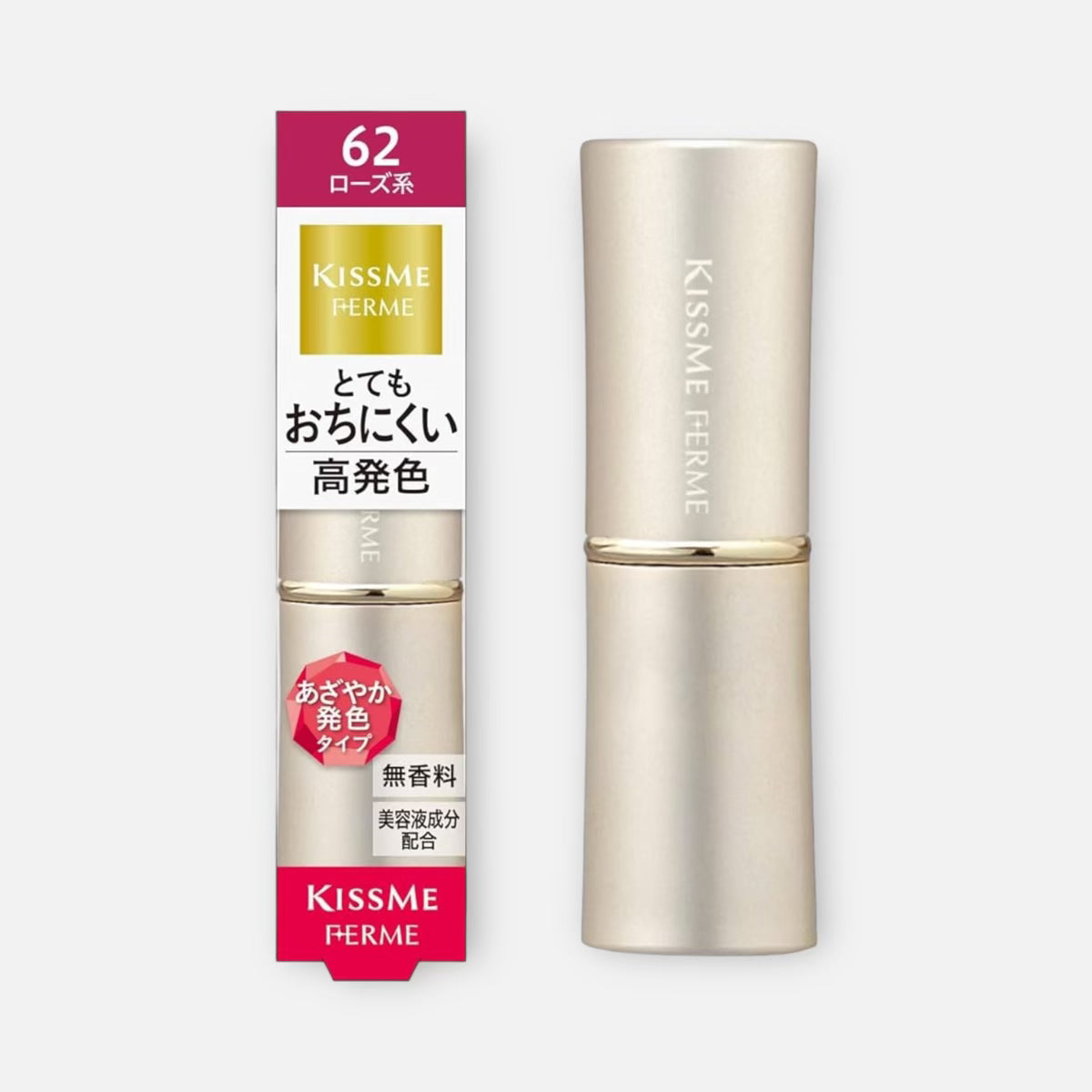 Kiss Me Ferme Proof Shiny Rouge Lip Color 3.8g (Various Shades)