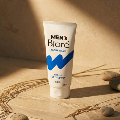 Biore Men's Micro Scrub Facial Cleanser 130g