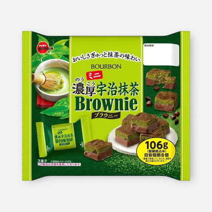 Bourbon Mini Uji Matcha Brownie 106g