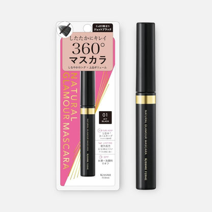Kiss Me Ferme Natural Glamour Mascara 4.5g (Various Shades)
