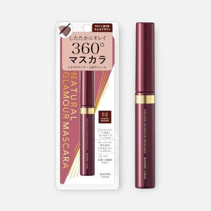 Kiss Me Ferme Natural Glamour Mascara 4.5g (Various Shades)
