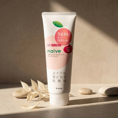 Kracie Naive Face Wash Foam Peach Leaf Extract 120g/180g