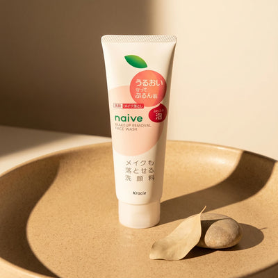 Kracie Naive Face Wash Foam Peach Leaf Extract 120g/180g