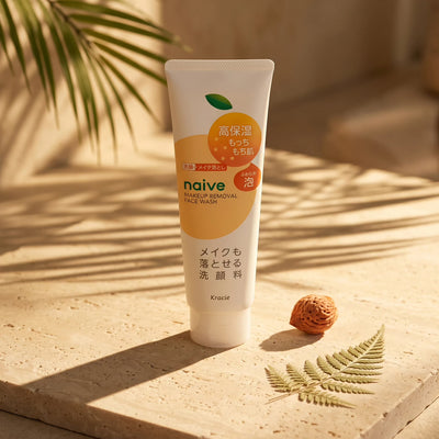 Kracie Naive Face Wash Foam Yuzu Ceramide 120g/180g