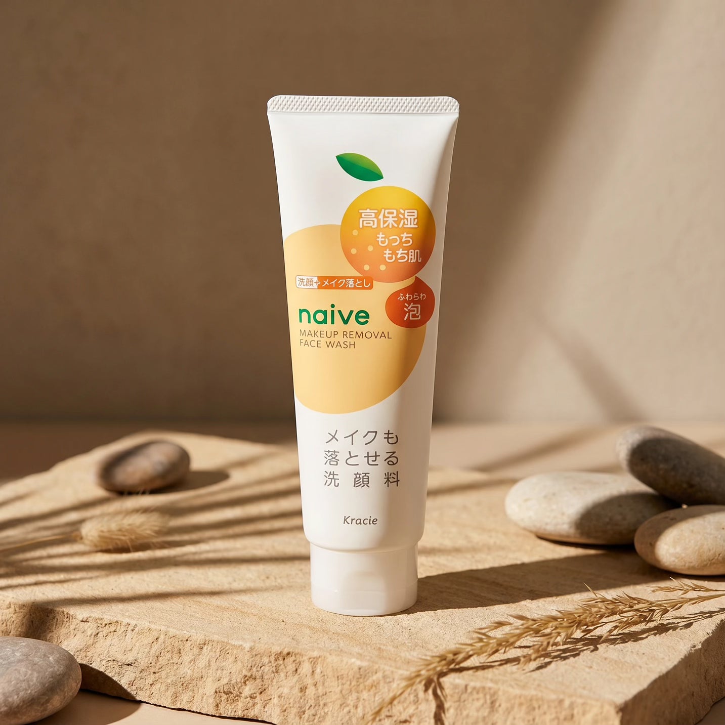 Kracie Naive Face Wash Foam Yuzu Ceramide 120g/180g