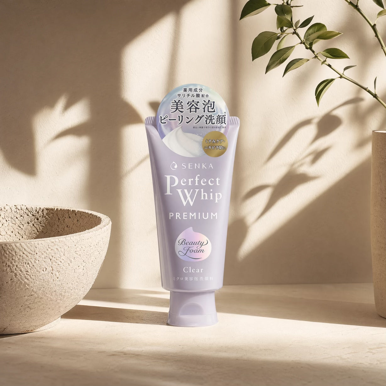 Shiseido Senka Perfect Whip Premium Clear 120g