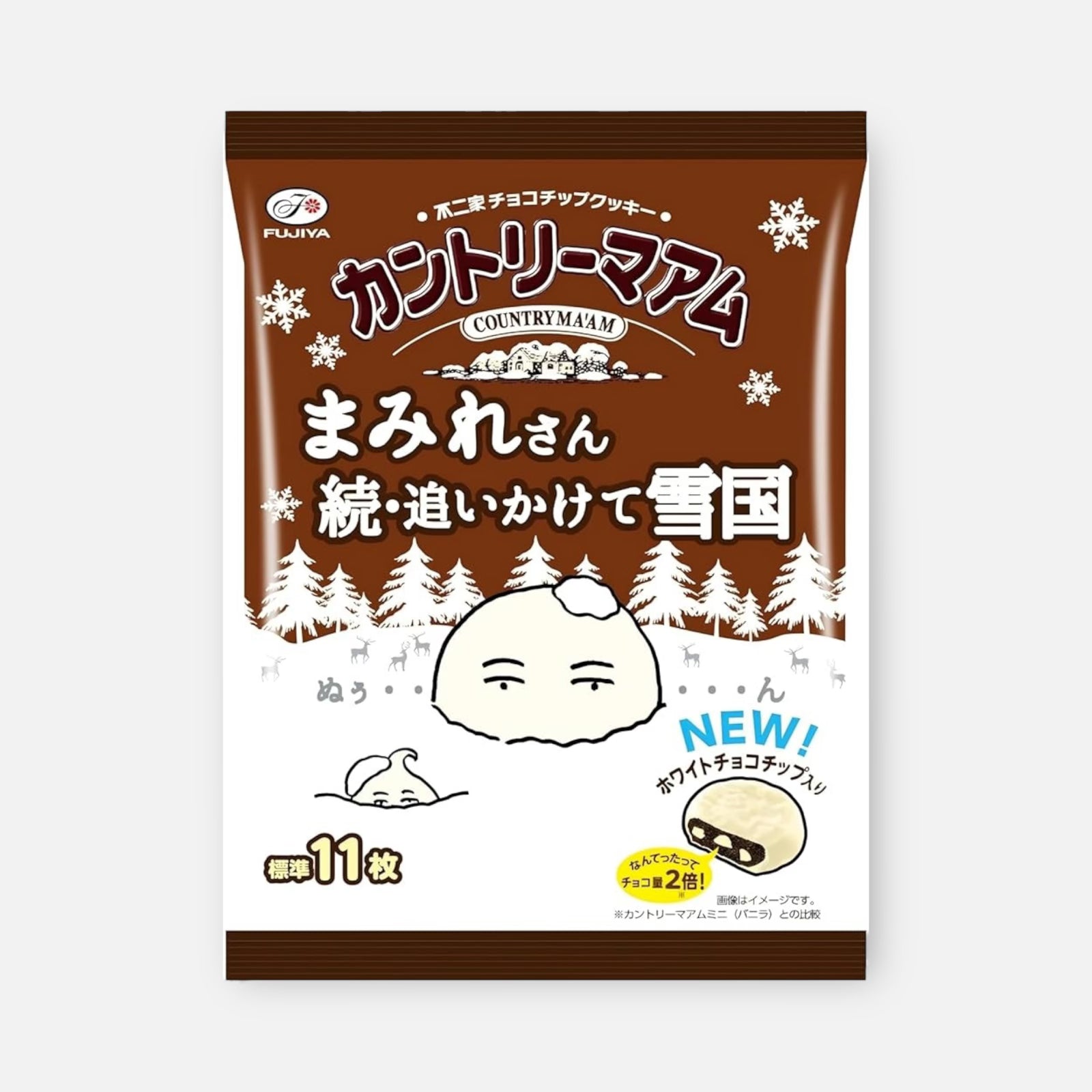 Fujiya Country Maam Choco Mamire White Soft Cookies 112g