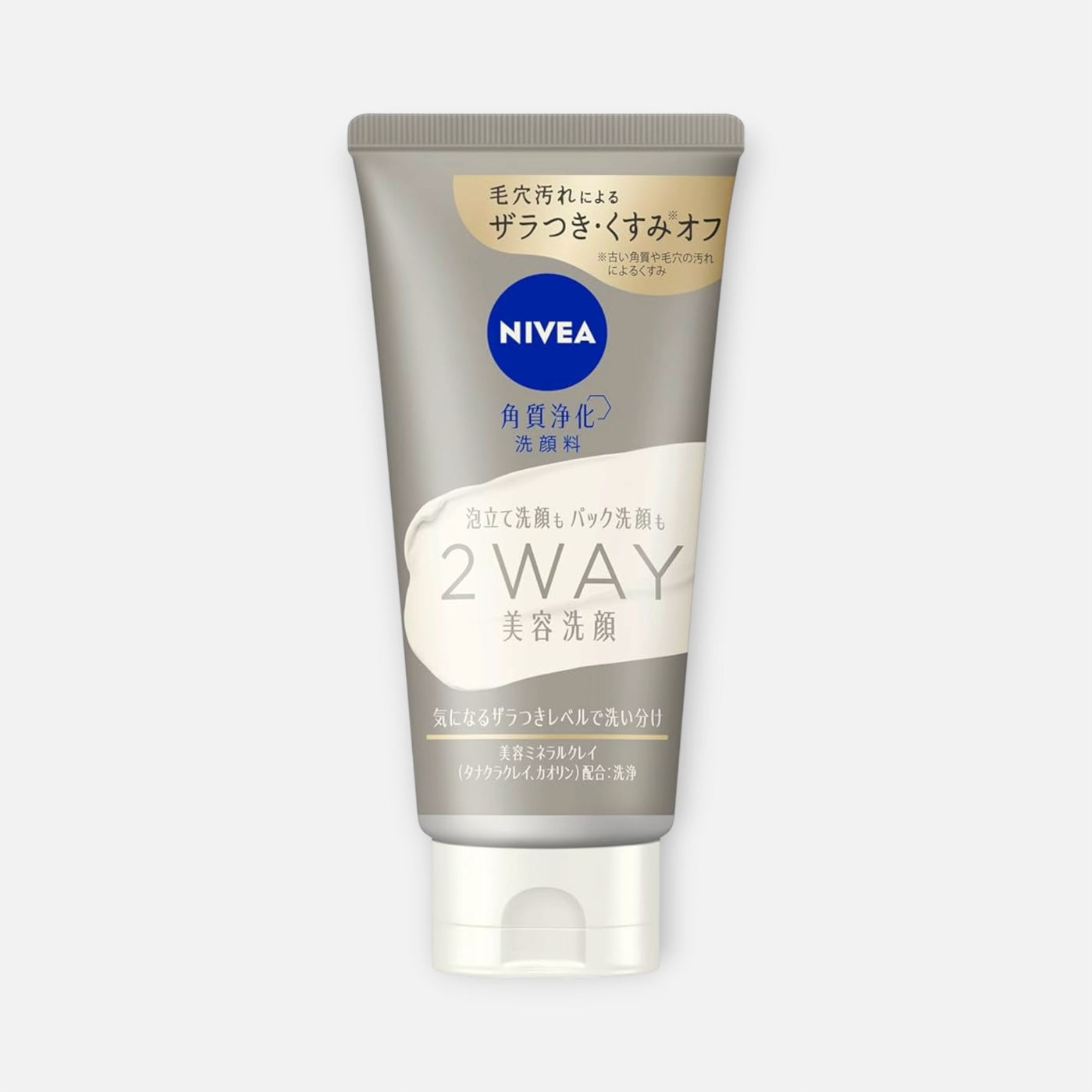 Nivea Japan 2-Way Mineral Clay Facial Cleanser 120g