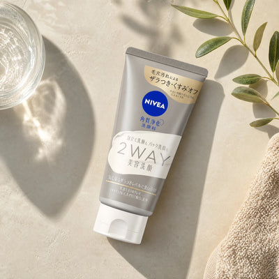 Nivea Japan 2-Way Mineral Clay Facial Cleanser 120g