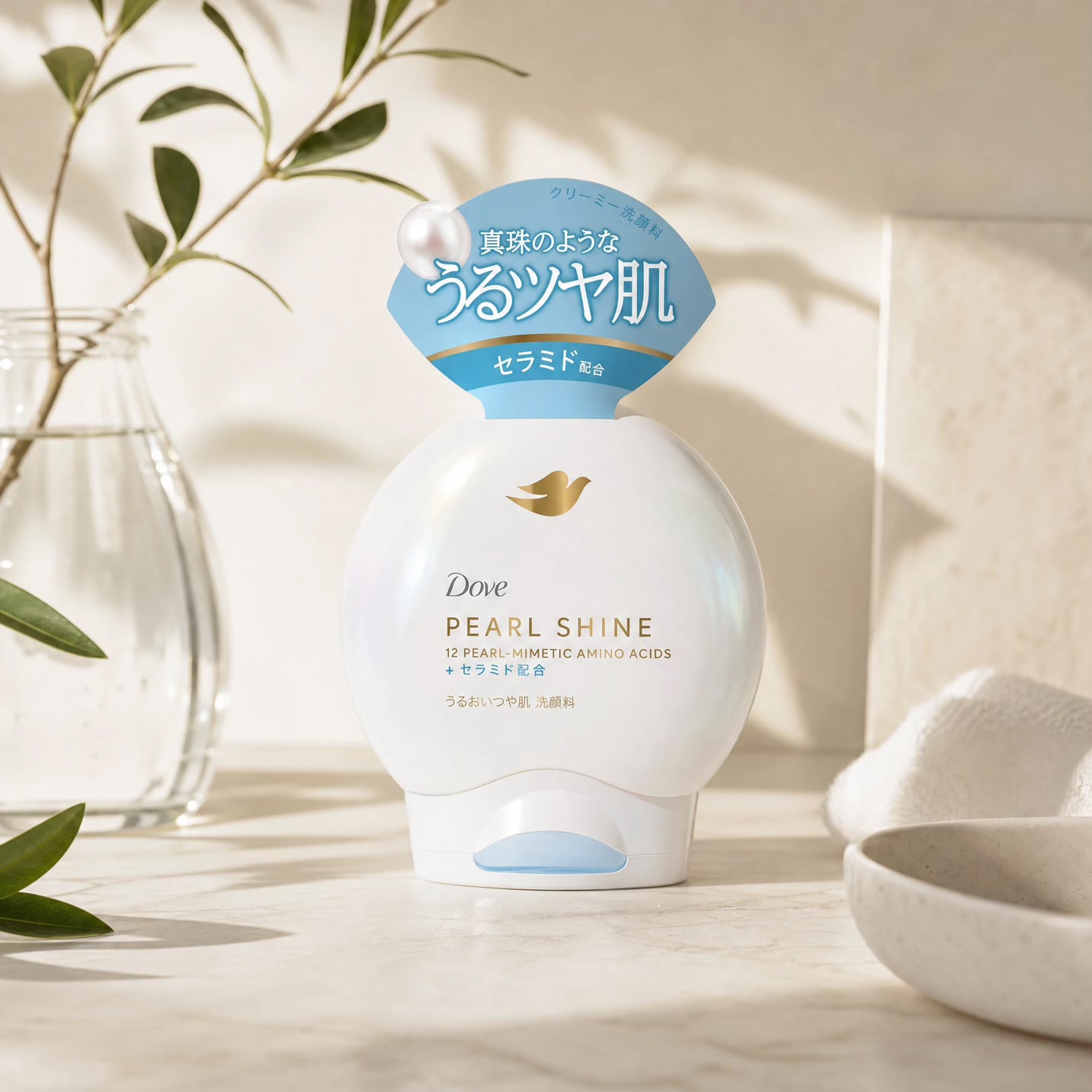 Dove Japan Pearl Shine (Ceramide) Facial Cleanser 140g