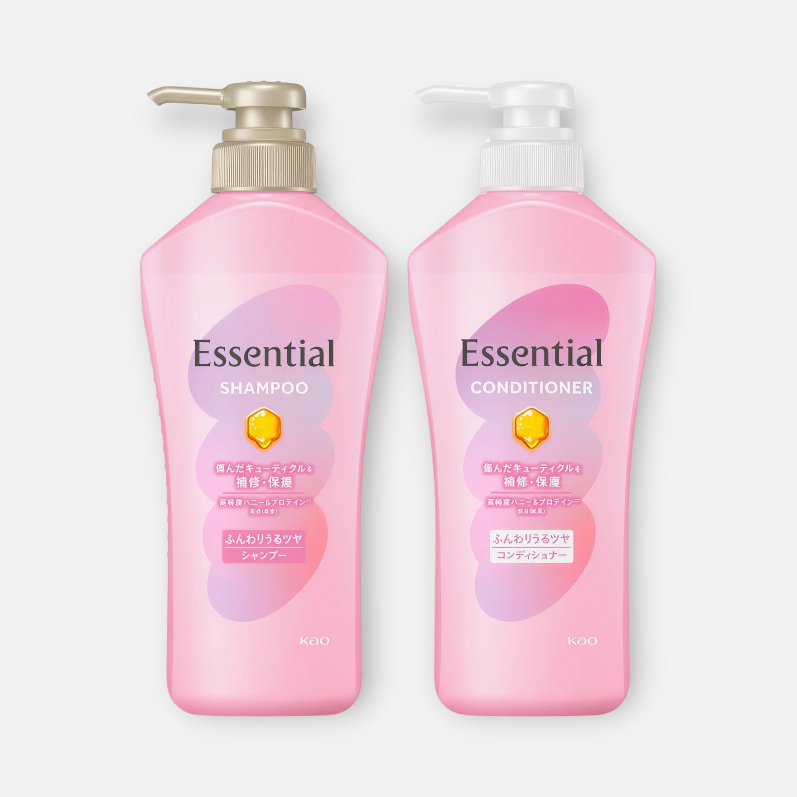 Kao Essential (Smooth) Shampoo & Conditioner Set (450ml Each)