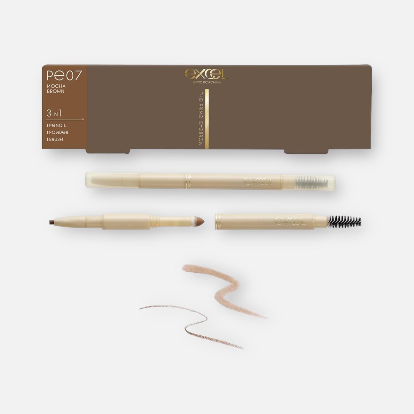 Excel The Prime Eyebrow (Various Shades)