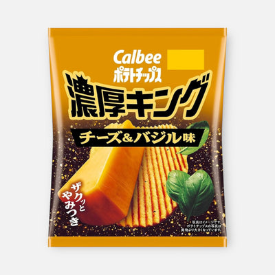 Calbee Thick Cut Potato King (Cheese & Basil) 52g