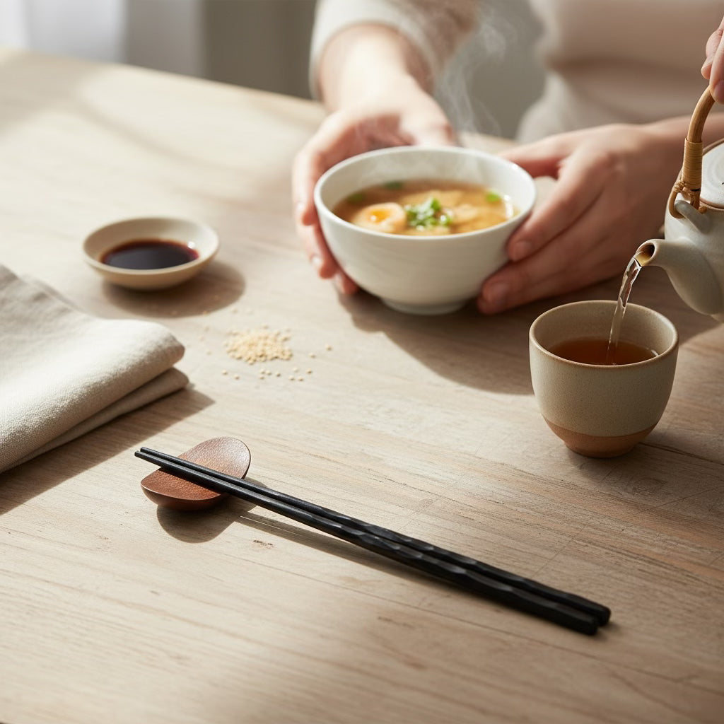 Daiso Rustic Style Chopsticks N88 (2 Pairs)