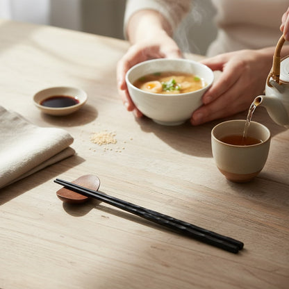 Daiso Rustic Style Chopsticks N88 (2 Pairs)