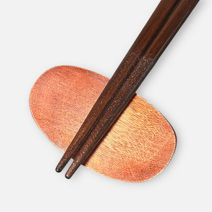 Daiso Natural Wood Good Luck Cat Design Chopstick