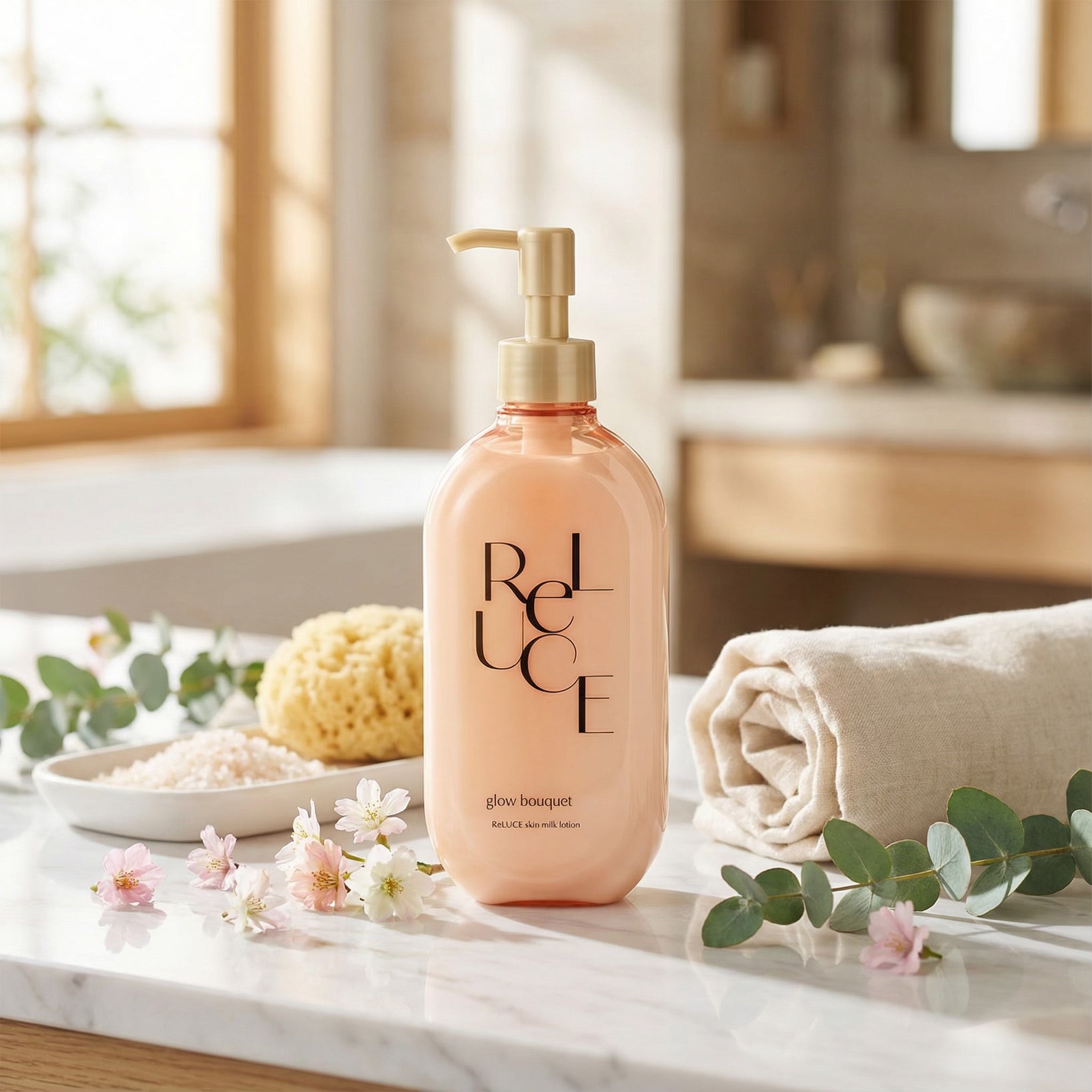 Reluce Skin Milk Lotion (Glow Bouquet) 300ml