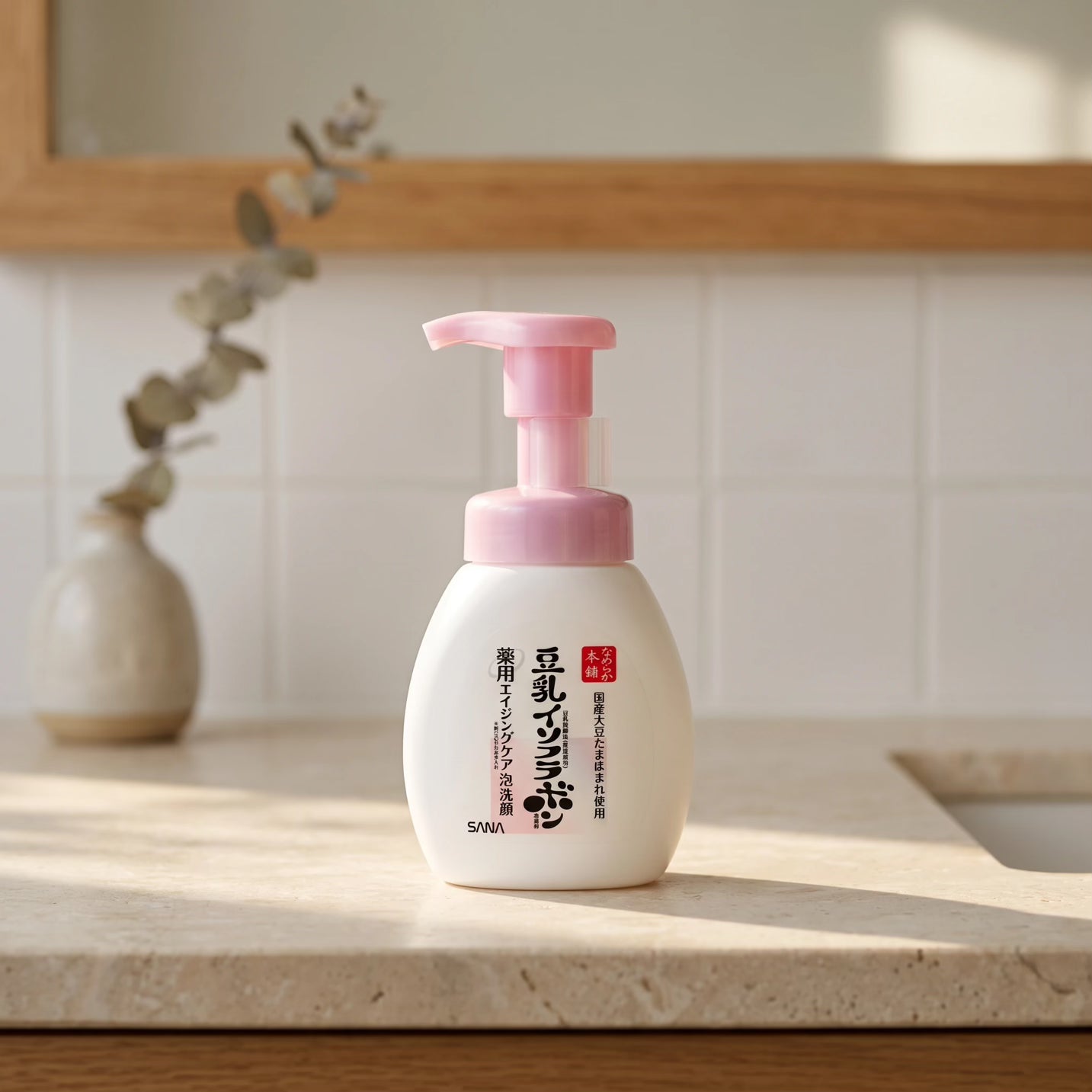 Sana Soy Isoflavones Aging Care Foam Face Cleanser 200ml