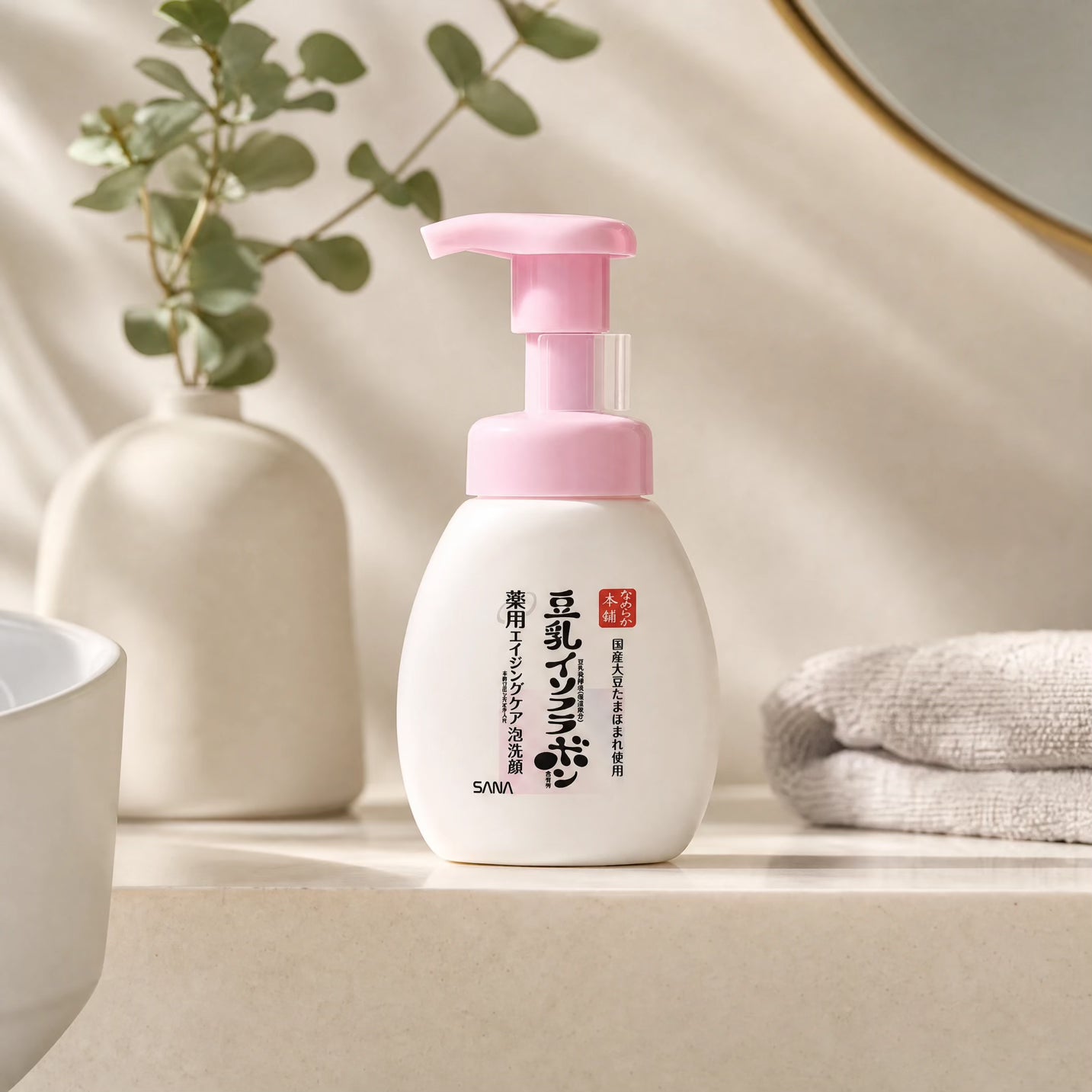 Sana Soy Isoflavones Aging Care Foam Face Cleanser 200ml