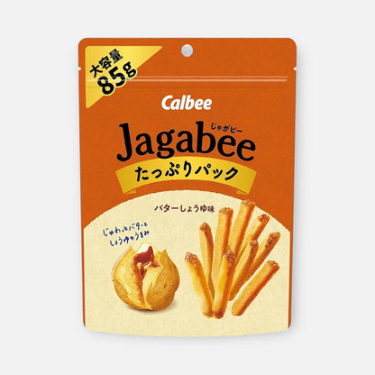 Calbee Jagabee Bag (Soy Sauce & Butter) Potato Sticks 85g