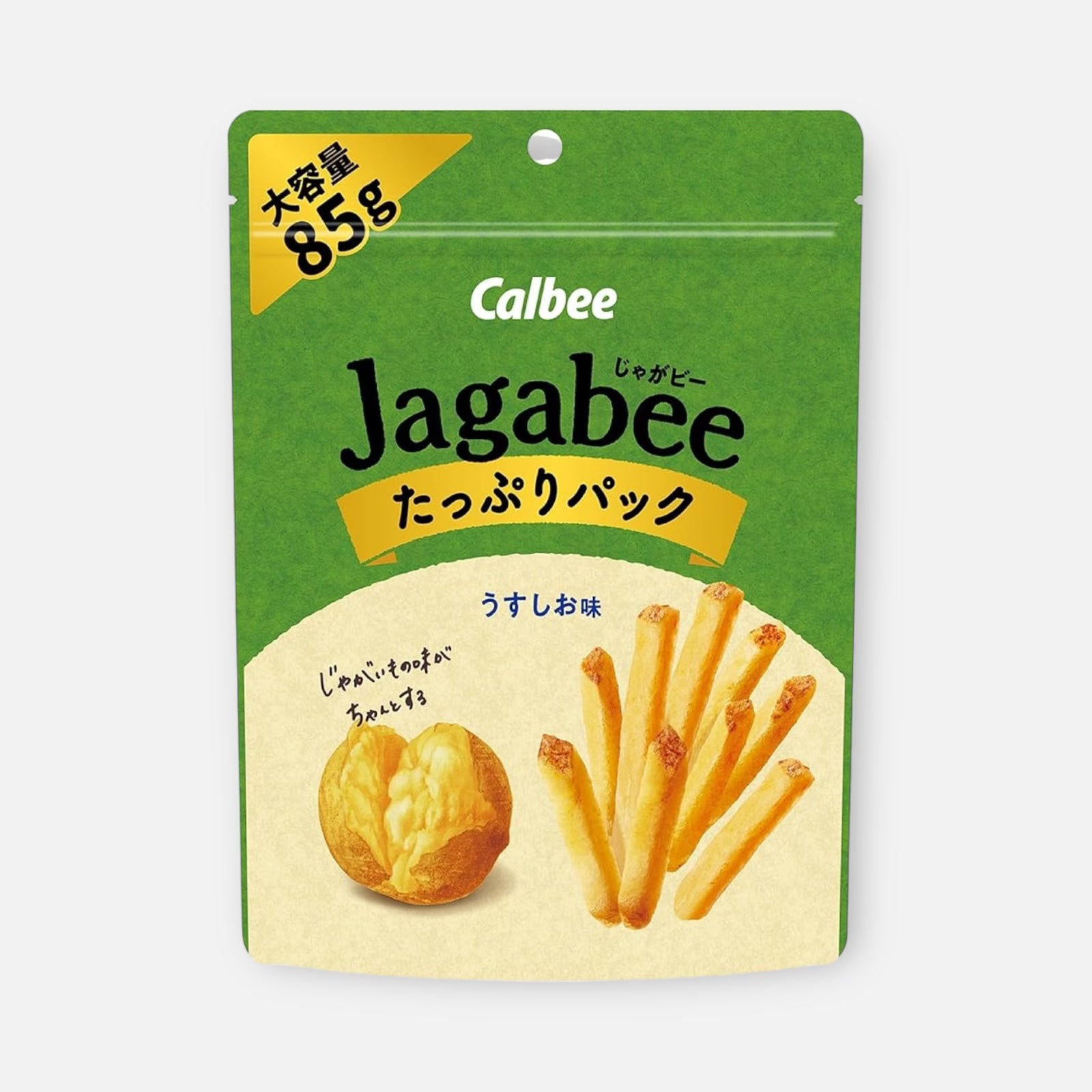 Calbee Jagabee Bag (Delicious Salt) Potato Sticks 85g