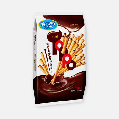 Lotte Toppo Chocolate 84g (7 Packs)