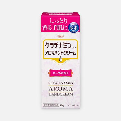 Kowa Keratinamin Aroma Hand Cream Urea 10% 30g (Various Scents)