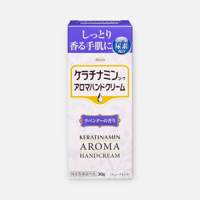 Kowa Keratinamin Aroma Hand Cream Urea 10% 30g (Various Scents)