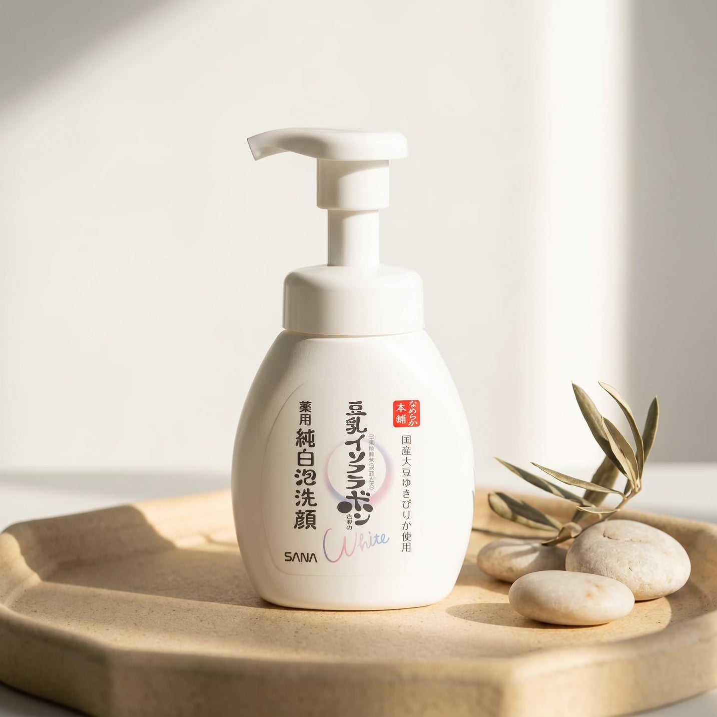 Sana Soy Isoflavones Whitening & Acne Care Foam Face Cleanser 200ml