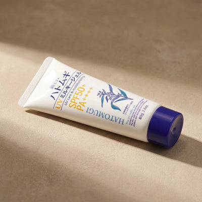 Reihaku Hatomugi Moisturizing UV Milky Gel 80g