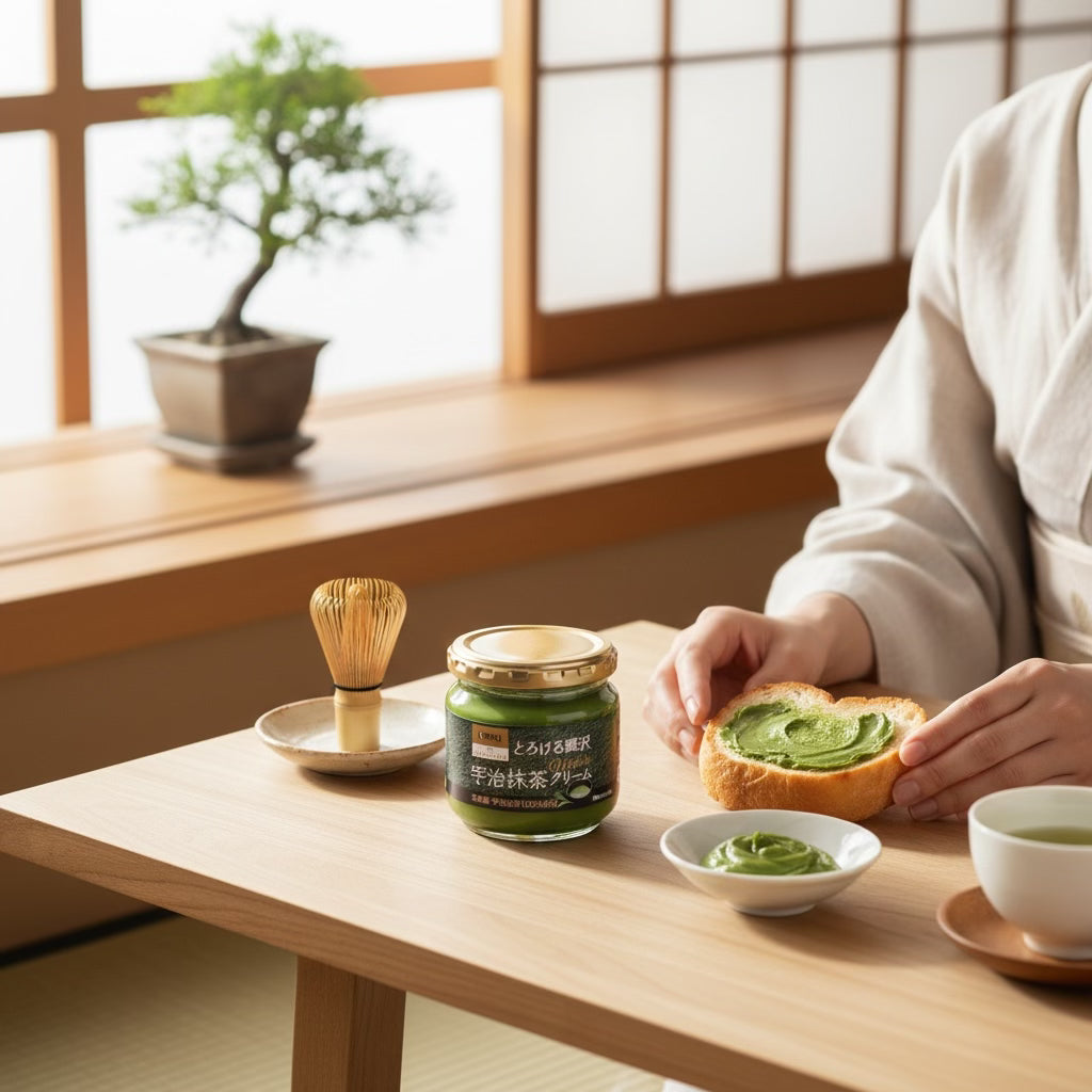 Kanpy Uji Matcha Cream 150g